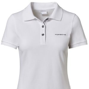 Porsche Lifestyle Women's Polo Shirt – Sport - Size XS Brand New Color White